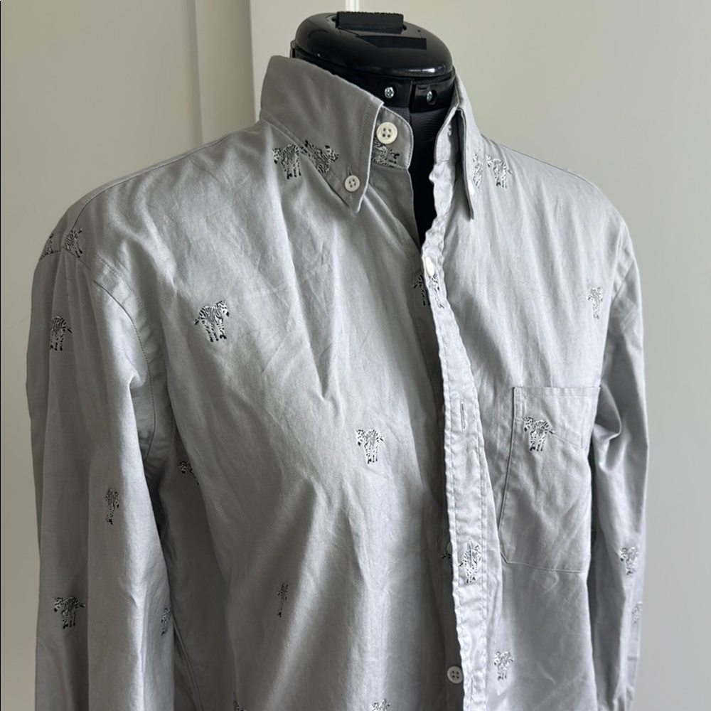 Hamilton Gray Casual Button Down Shirt